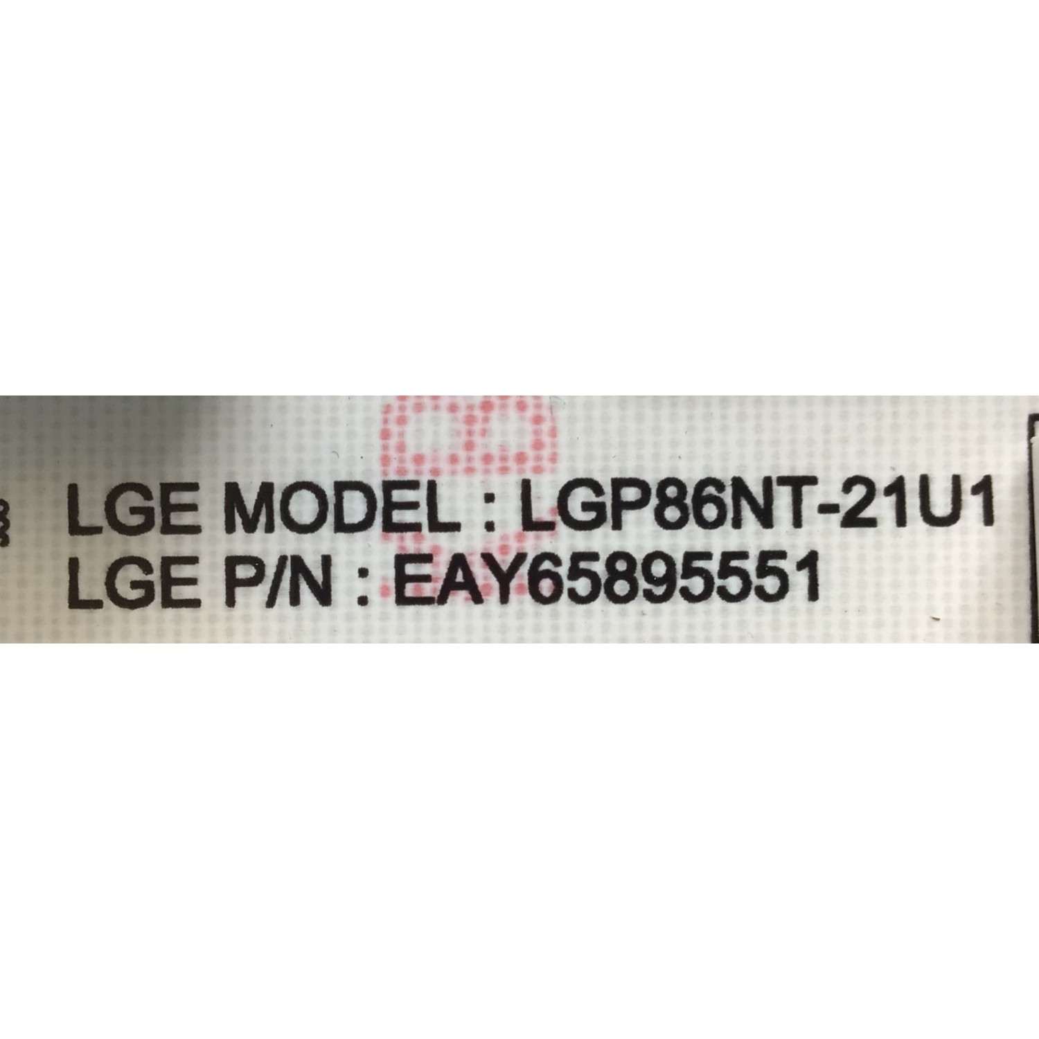 FUENTE PARA TV LG NUMERO DE PARTE EAY65895551 / LGP86NT-21U1 / EPCD31CB1A / 3PCR02852A / PANEL NC860TQF-AAKH1 / MODELO 86UP8770PUA.BUSYLKR / 86UP8770PUA - Imagen 3